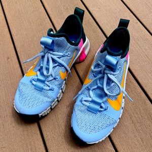 Women’s Nike Metcon 3 - Size 8.5 - Blue/Green/Pink/Yellow
